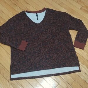 -Victoria Secret Sport tunic light weight tunic length animal print sweatshirt